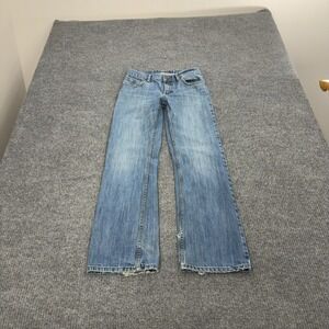 PSNY Jeans Boys 14R Blue Cotton Frayed Hem Distressed‎ Denim Casual Streetwear